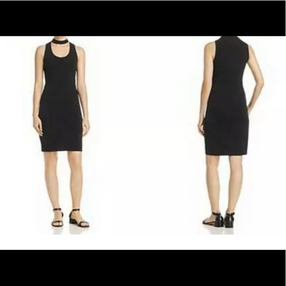 Velvet Graham & Spencer black neck strap dress S - Picture 2 of 10